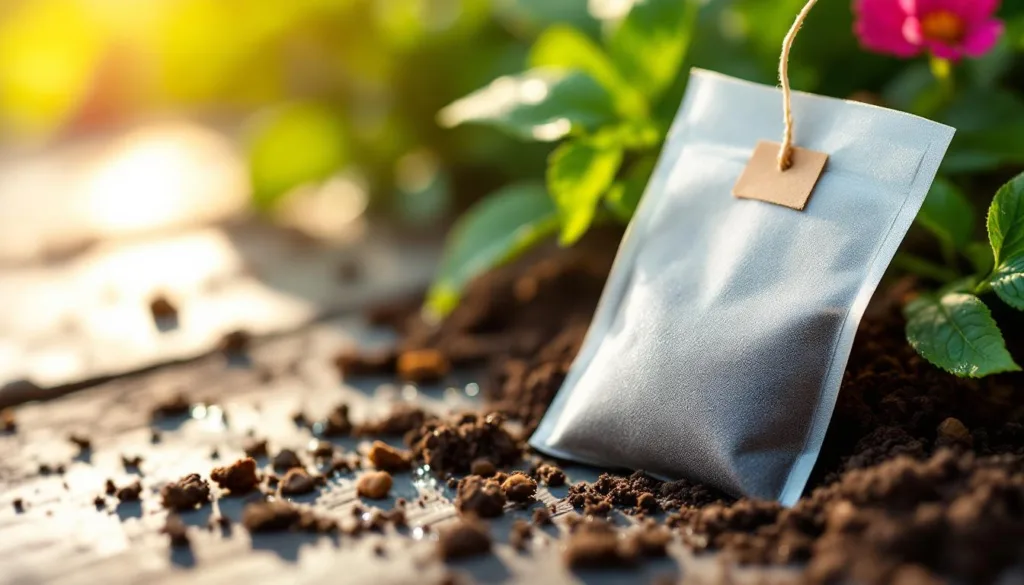 entdecke diesen einfachen teebeutel-trick, der deinen garten nachhaltig verschönert und pflegt. erfahre, wie du mit natürlichen mitteln deine pflanzen stärkt und deinen garten zum blühen bringst.
