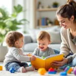 eine mutter erklärt, wie zweijährige bereits in der lage sind, gesprächswechsel vorherzusehen und wie sich diese fähigkeit bei der frühen sprachentwicklung zeigt.