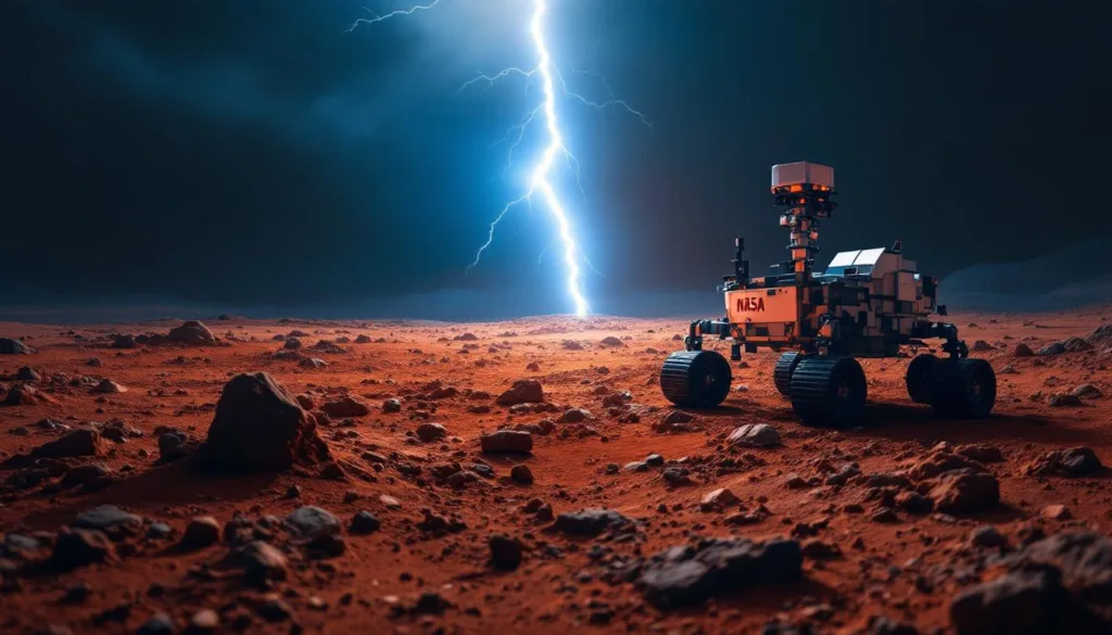 erfahren sie mehr über den ersten vom nasa entdeckten blitz auf dem mars und seine bedeutung für die erforschung des roten planeten.