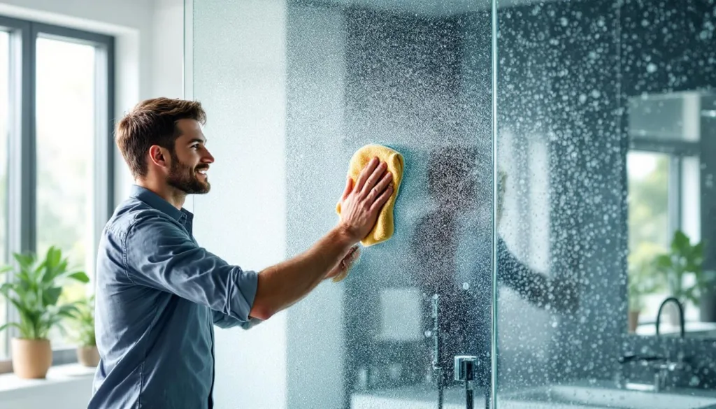 ich habe meine duschwand 7 tage lang ohne natron gereinigt und die erstaunlichen ergebnisse entdeckt. erfahre, wie einfache methoden zu einer strahlend sauberen duschwand führen können.