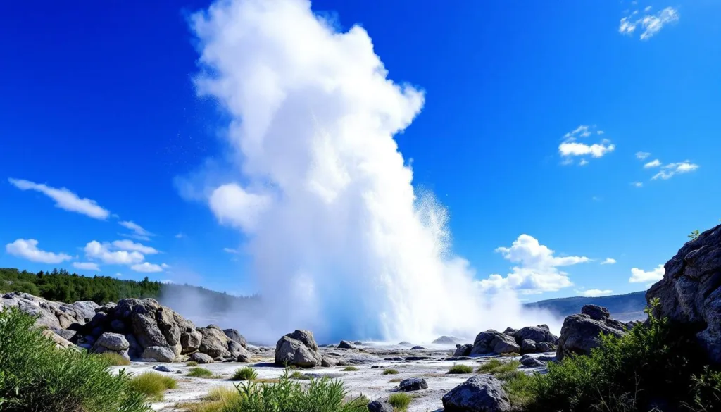 ein einzigartiger geysir in deutschland erwacht nach sechs jahren ruhe – kein erdbeben oder vulkan verursacht diese spektakuläre naturerscheinung.