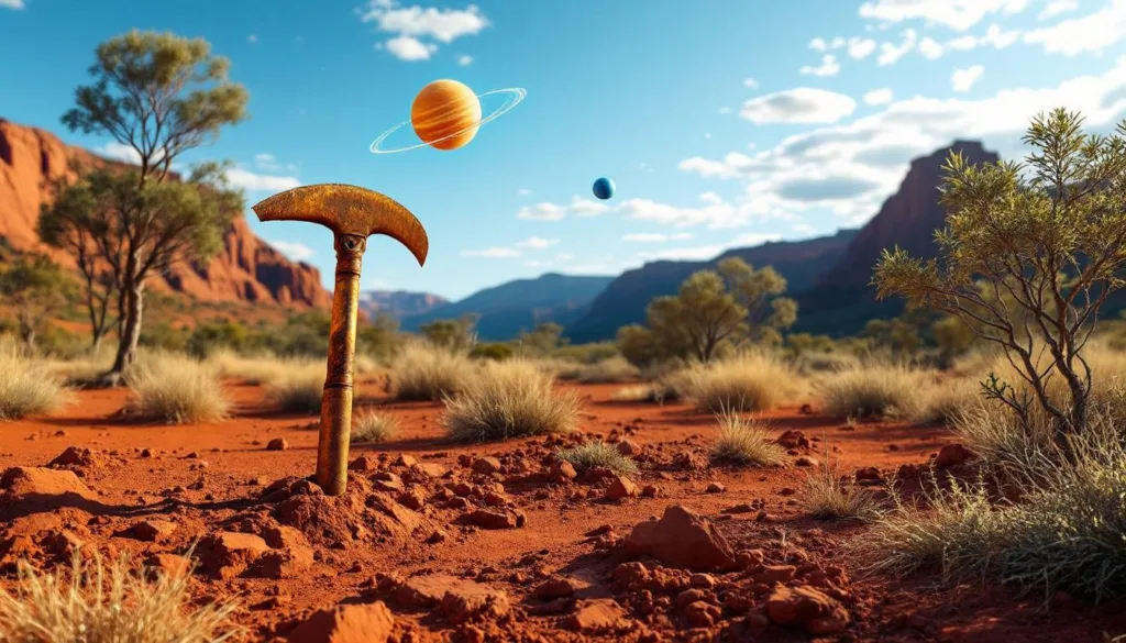 entdecken sie die fesselnde geschichte eines australiers, der glaubte, gold gefunden zu haben, aber stattdessen auf ein ganzes sonnensystem stieß. erfahren sie mehr über diese unerwartete entdeckung und ihre bedeutung.